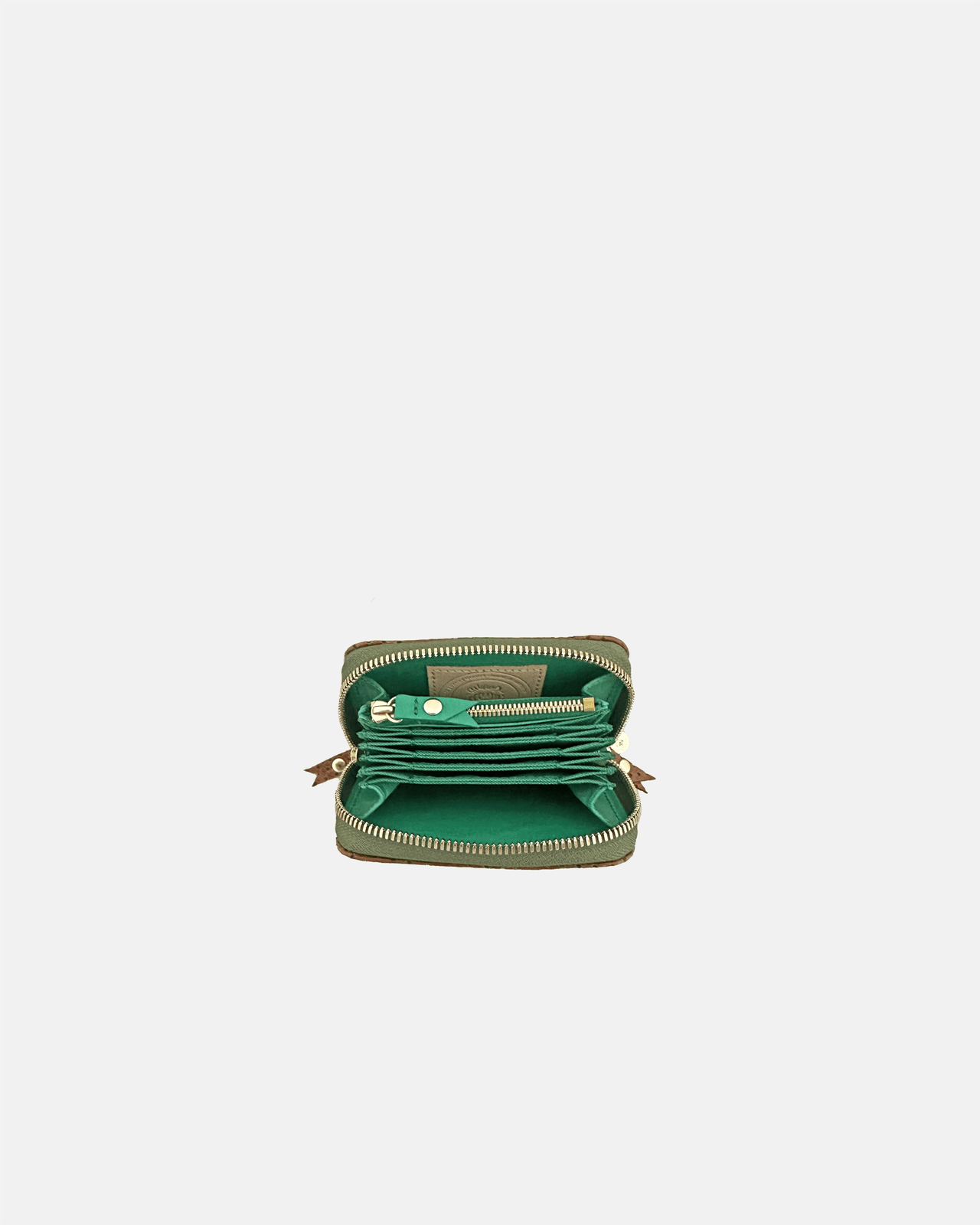 Micro Billet | Perforated Chestnut Hunter Green Zipper Blair Ritchey