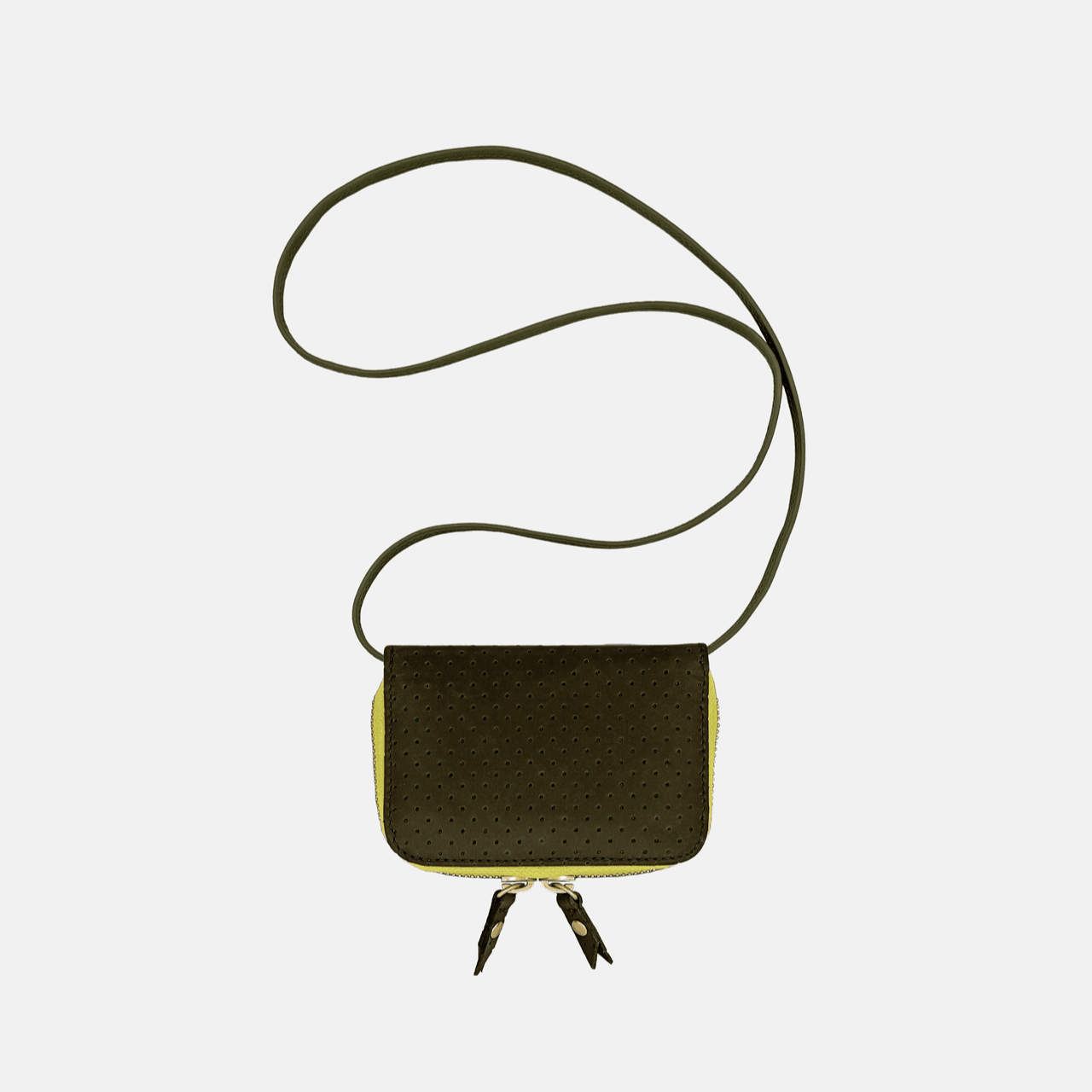 Micro Billet | Perforated Loden Chartreuse Zipper Blair Ritchey