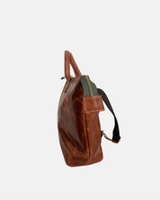 Mini Hugh Backpack | Perforated Chestnut Blair Ritchey