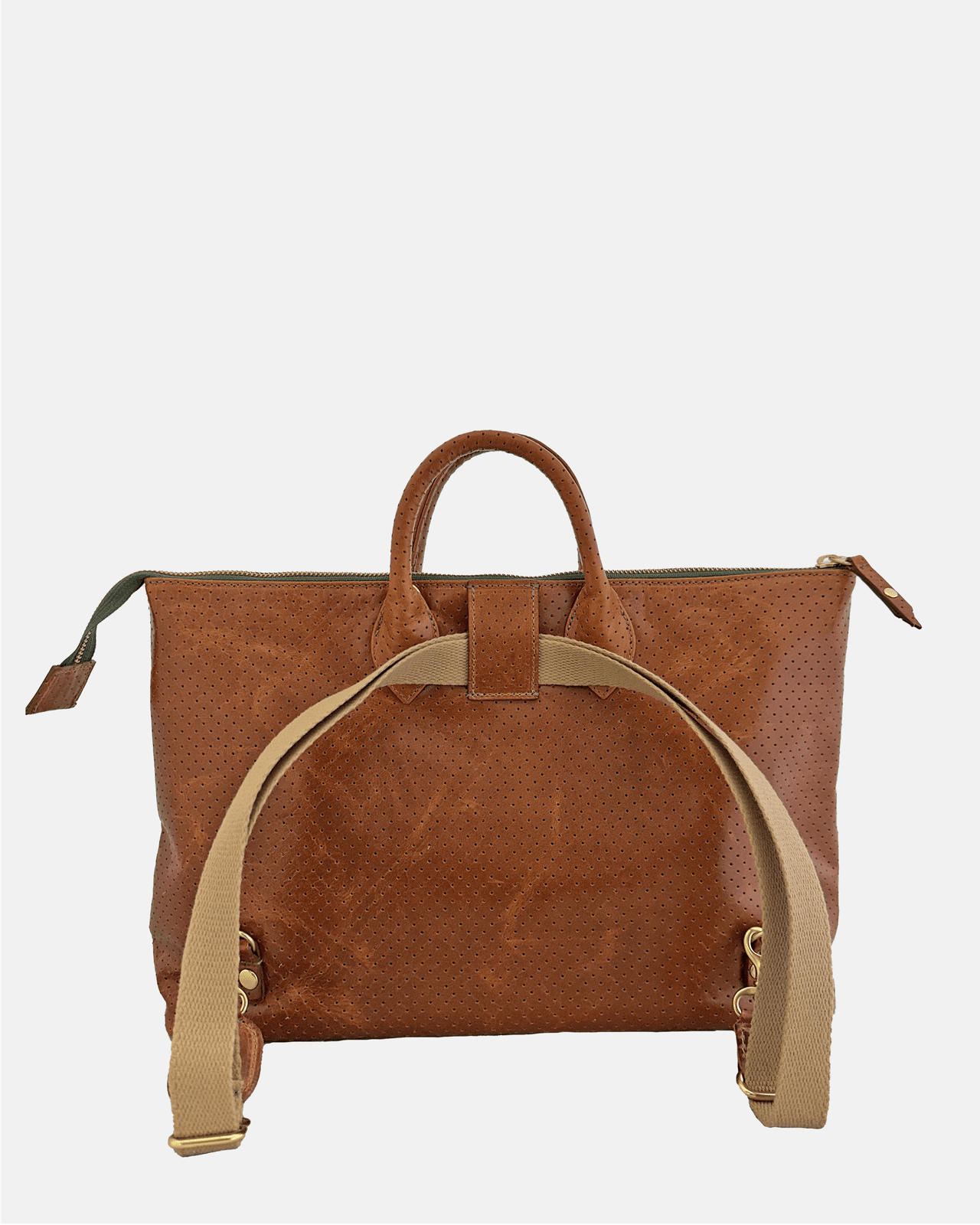 Mini Hugh Backpack | Perforated Chestnut Blair Ritchey