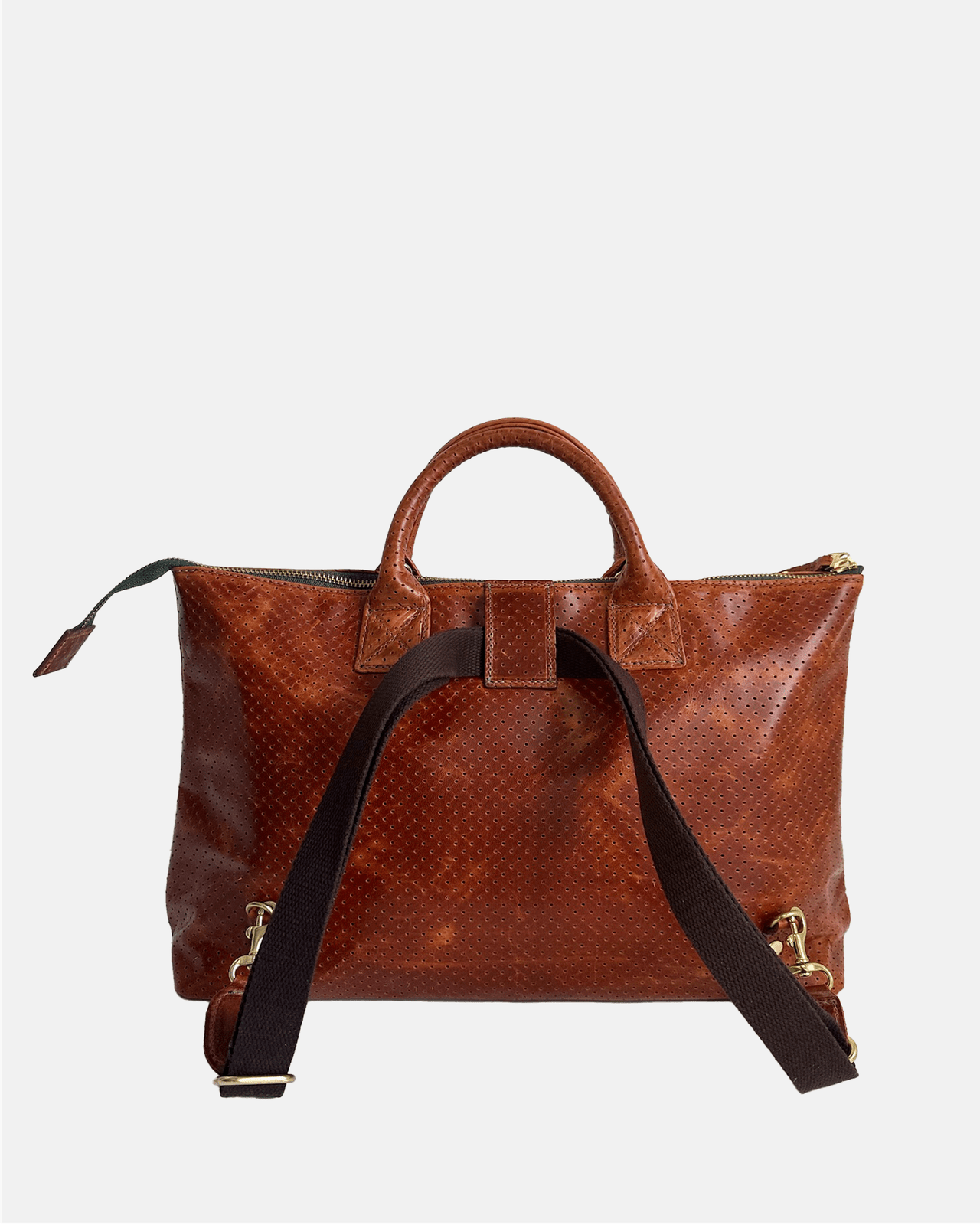 Mini Hugh Backpack | Perforated Chestnut Blair Ritchey