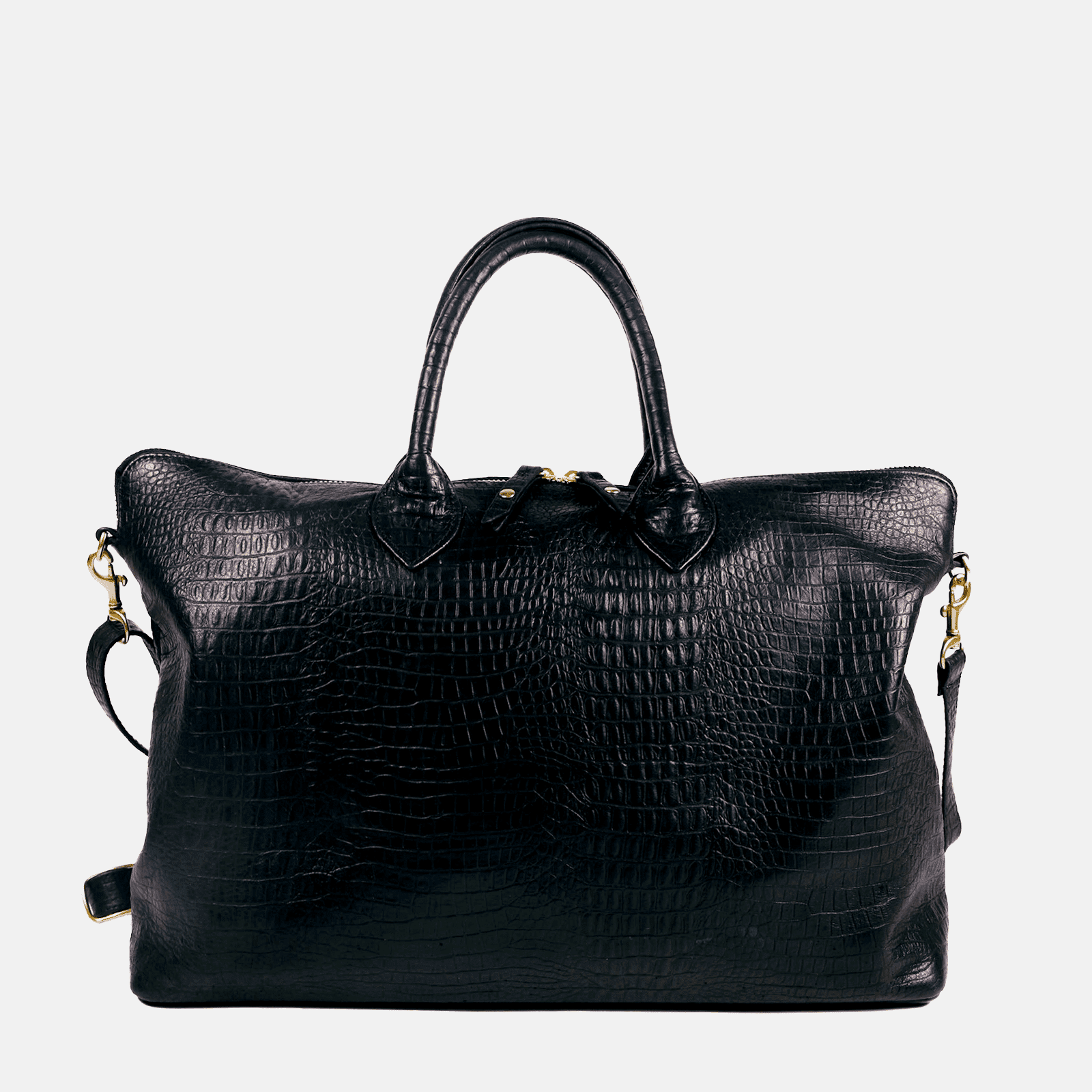 Mini Hugh Crossbody | Black Gator Blair Ritchey