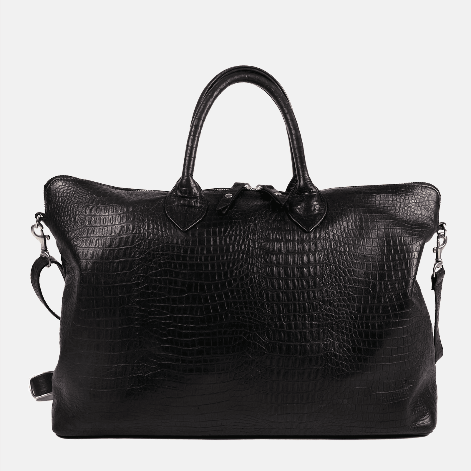 Mini Hugh Crossbody | Black Gator Blair Ritchey