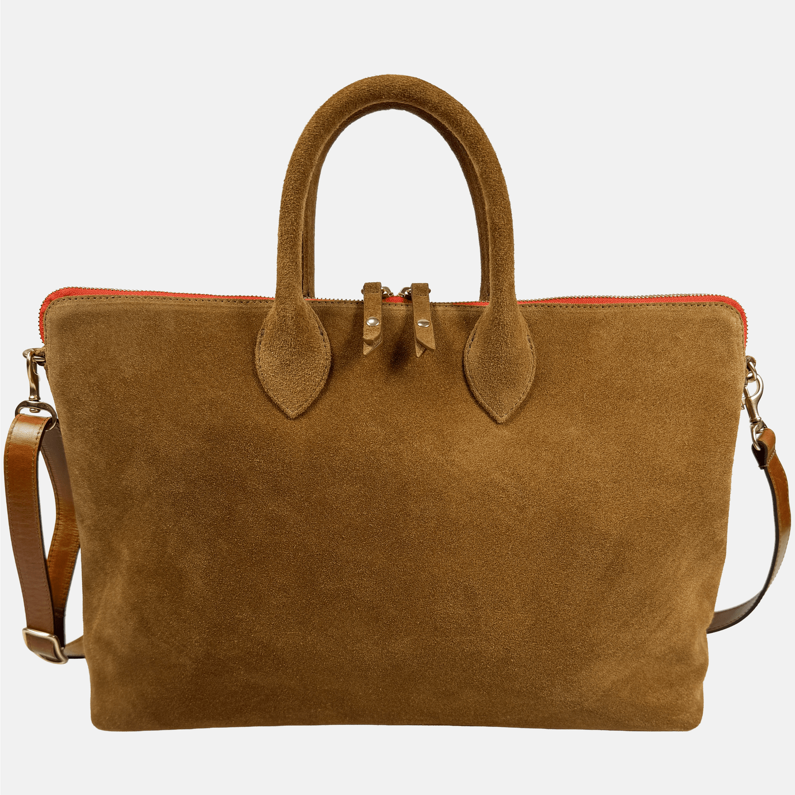 Mini Hugh Crossbody | Brown Suede Blair Ritchey