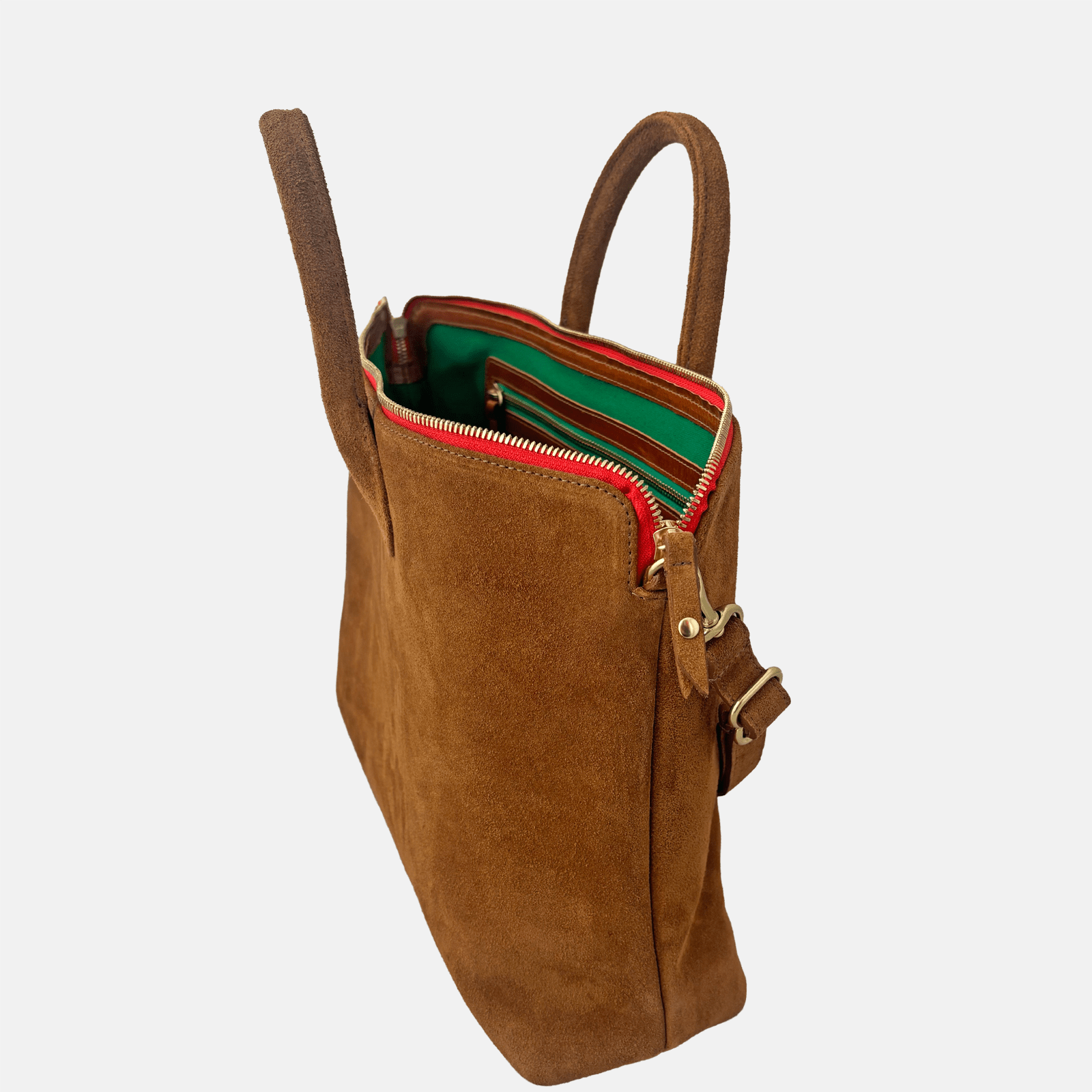 Mini Hugh Crossbody | Brown Suede Blair Ritchey