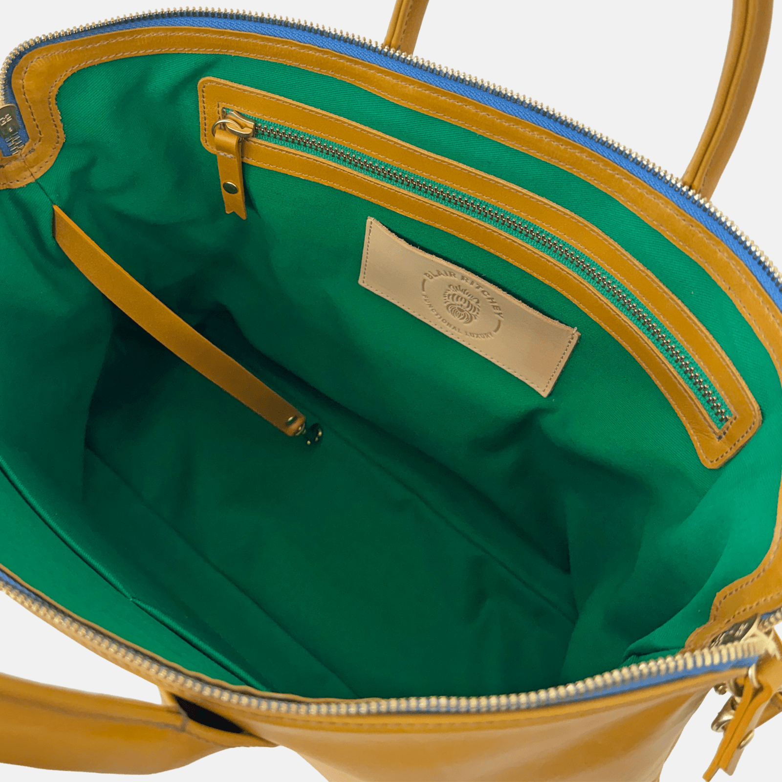 Mini Hugh Crossbody | Ginger Postal Blue Zipper Blair Ritchey