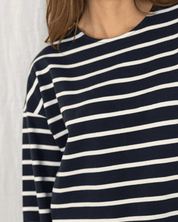 Nora | Navy Striped Breton Ivy