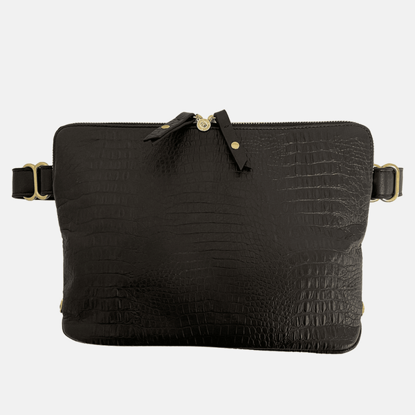 24時間以内発送 未使用品 希少カラー Leather Waist Bag PAK-Black-Gator-Blair-Ritchey-