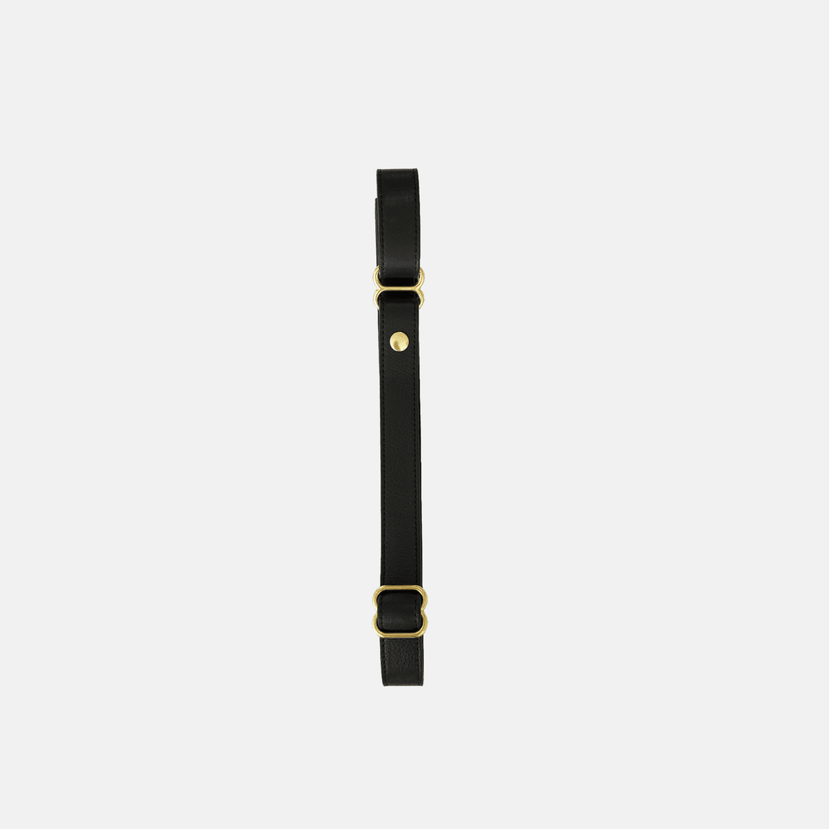 ブラックレザー ハンドバッグ ゴールド金具 PAK-Black-Gator-Blair-Ritchey-