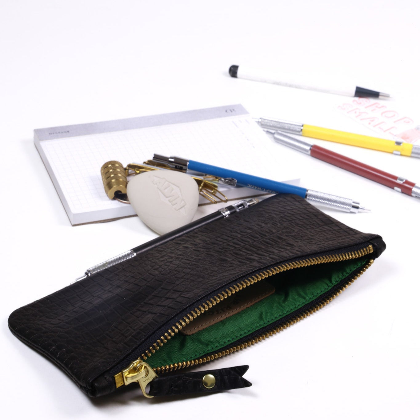 Pencil Pouch | Black Gator Blair Ritchey