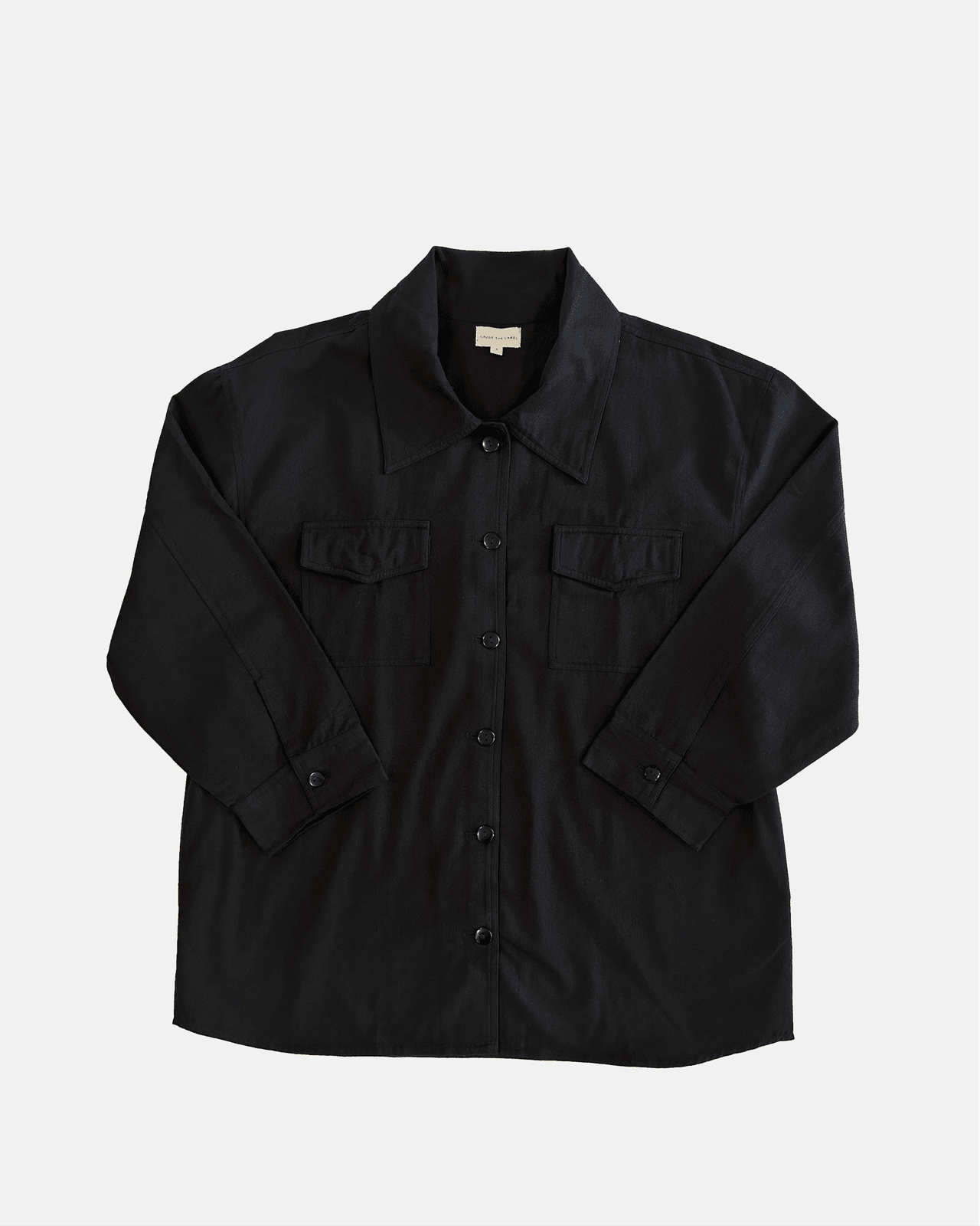 Pocket Shacket | Black LAUDE the Label