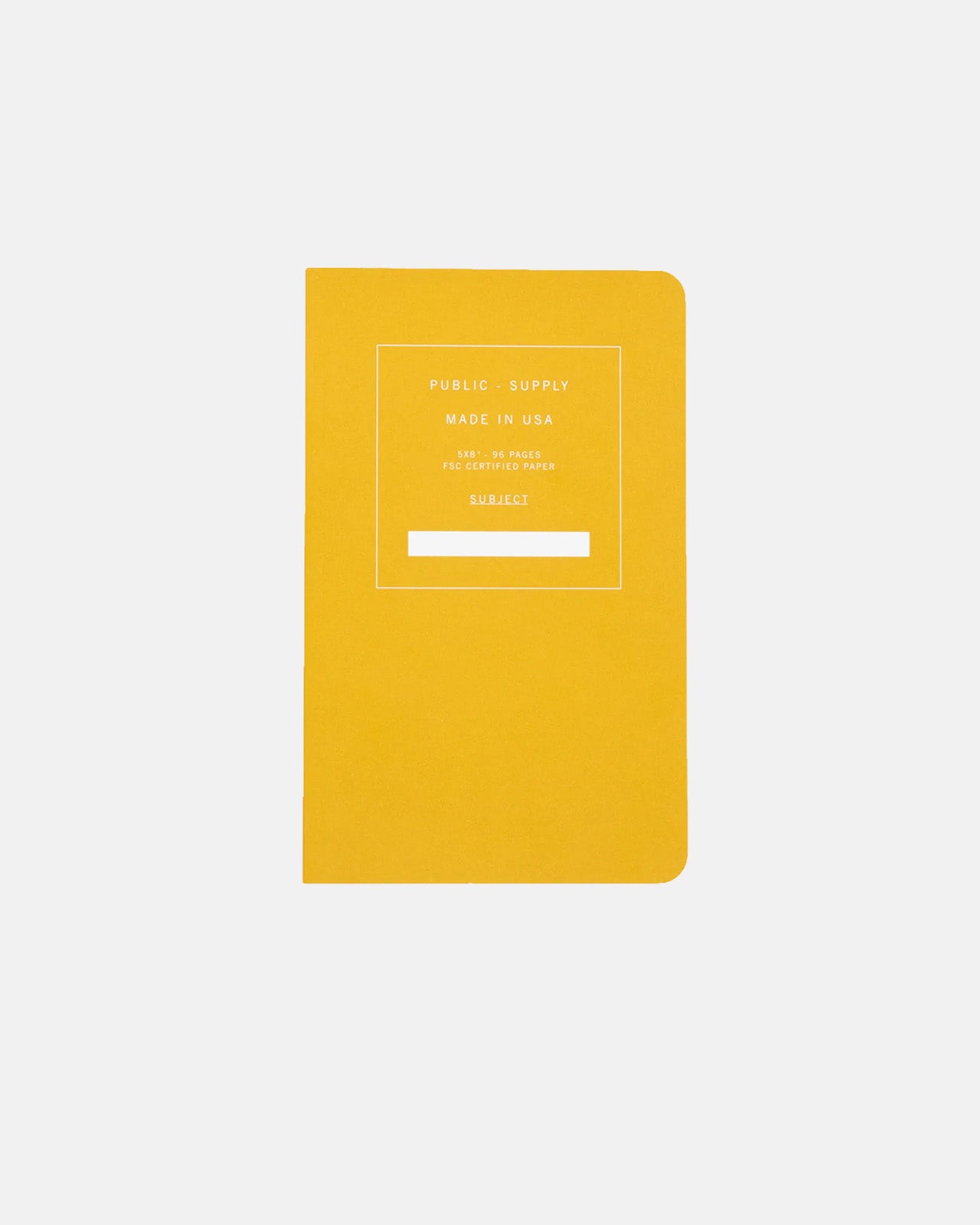 Soft Cover Notebook Public Supply