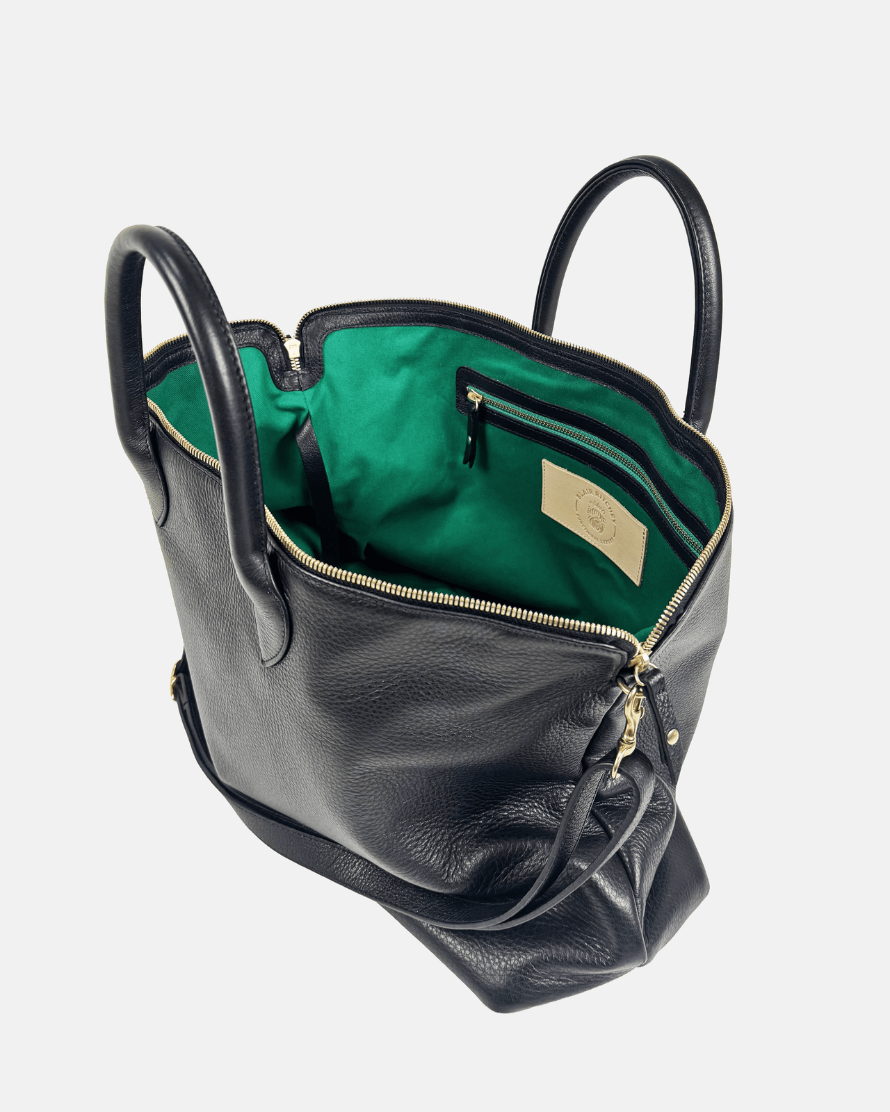 The Hugh Crossbody | Black Pebbled Blair Ritchey