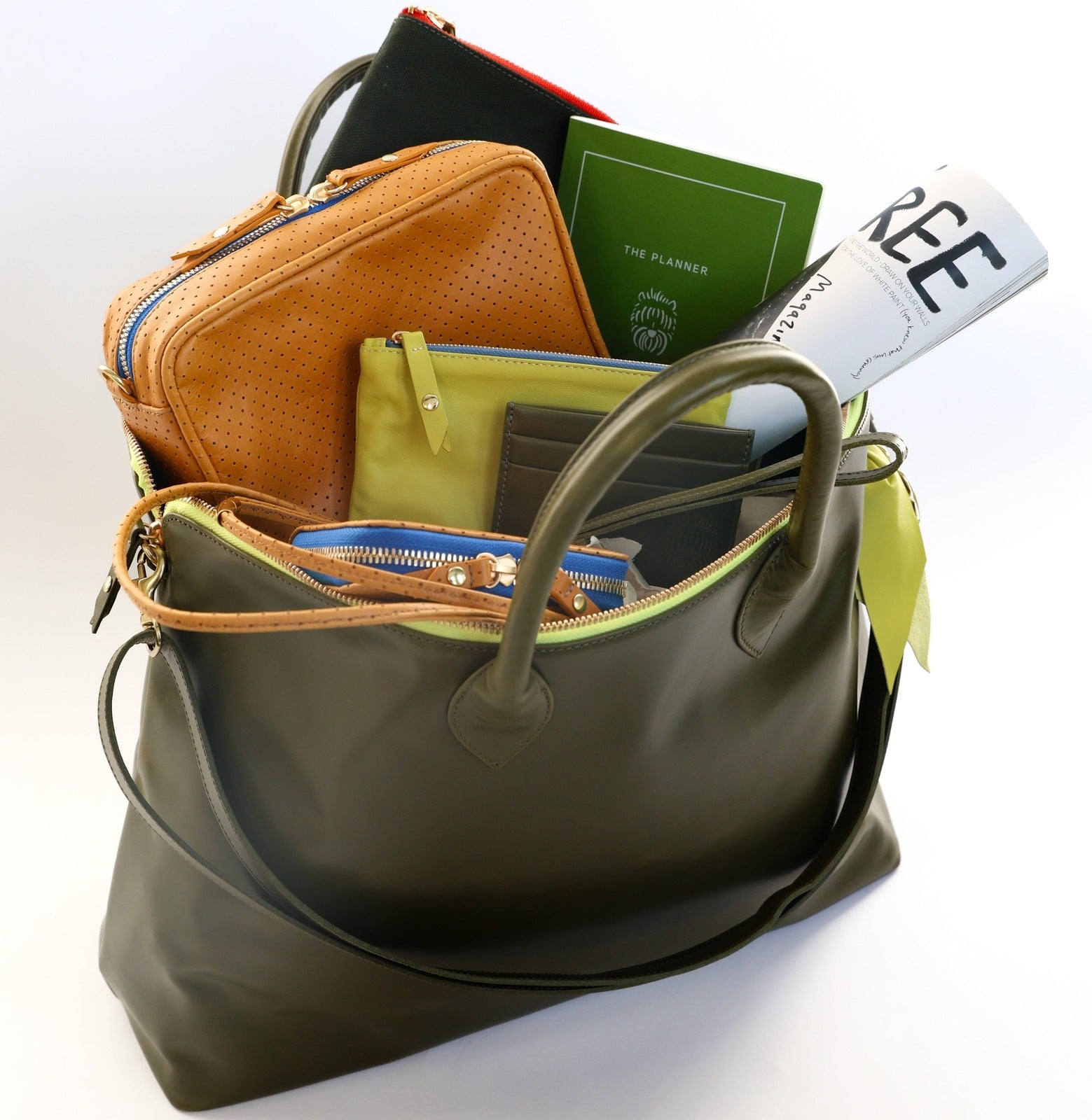 The Hugh Crossbody Loden | Blair Ritchey