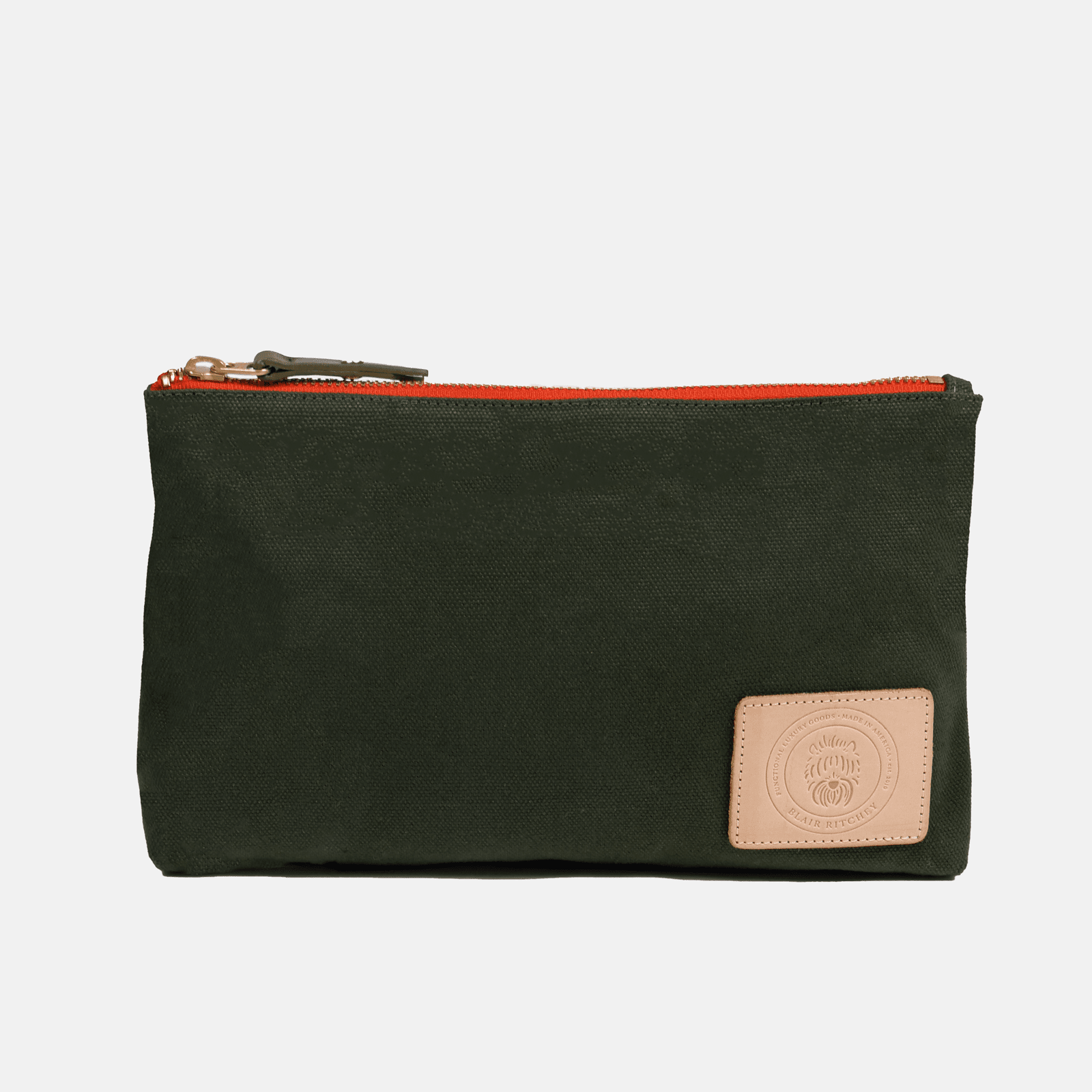 Travel Pouches | Olive Canvas Blair Ritchey