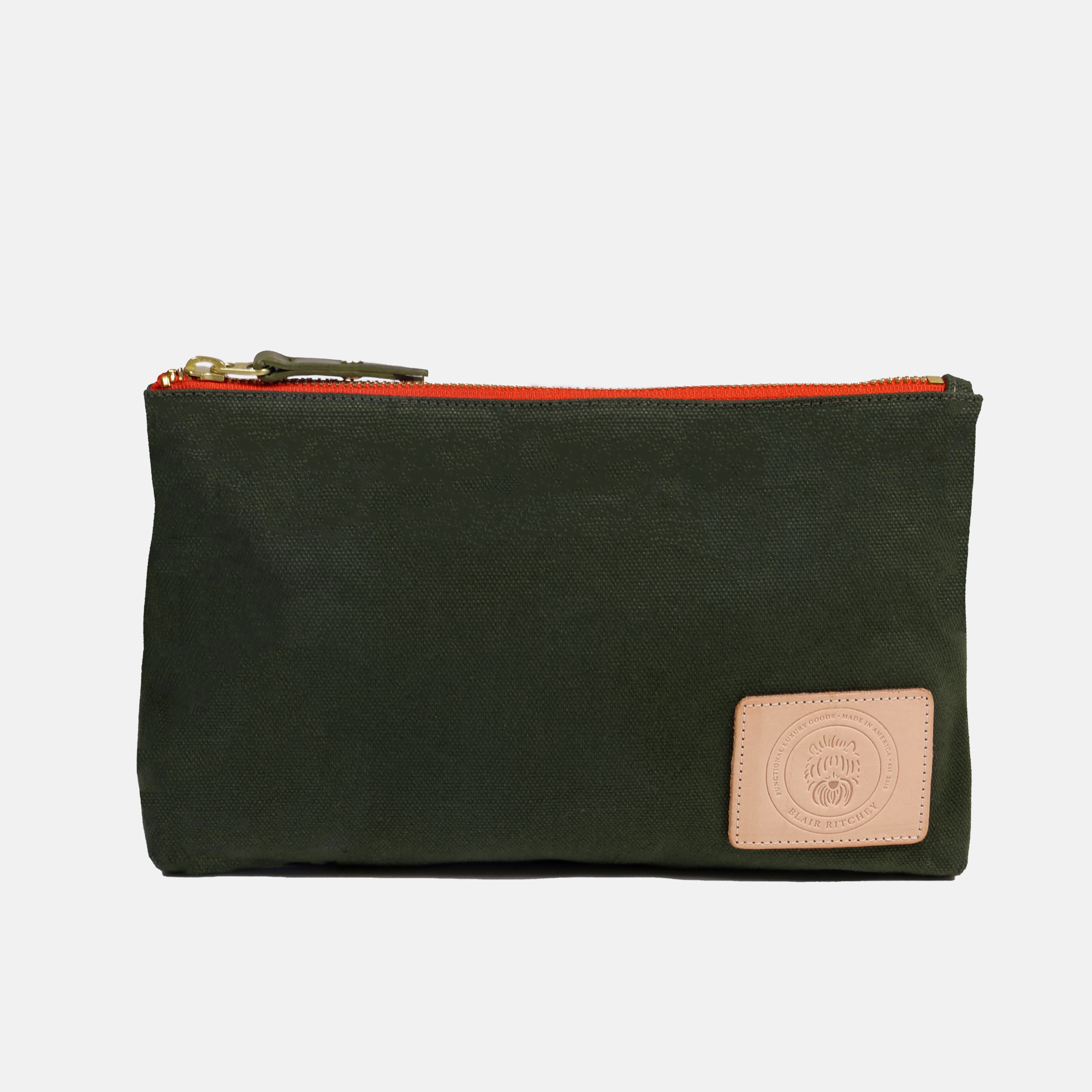 Travel Pouches | Olive Canvas Blair Ritchey