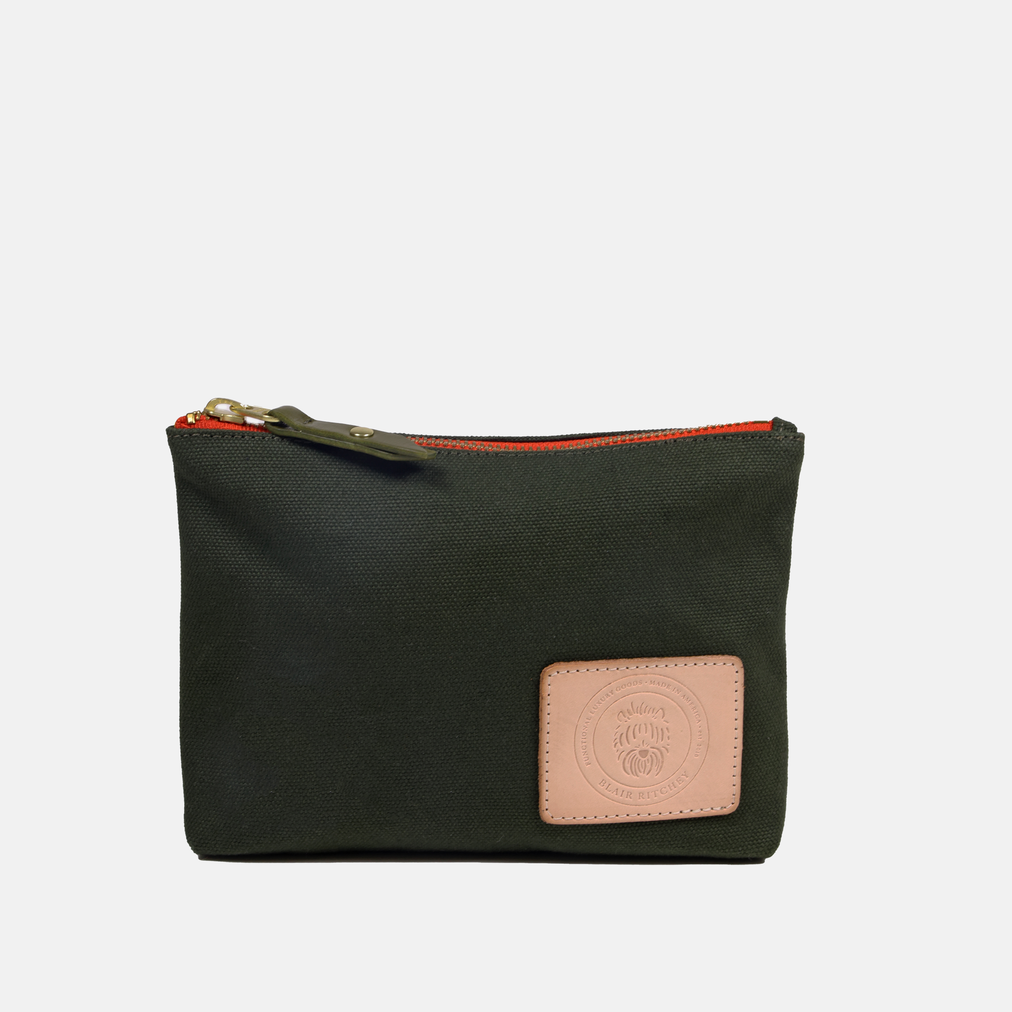 Travel Pouches | Olive Canvas Blair Ritchey