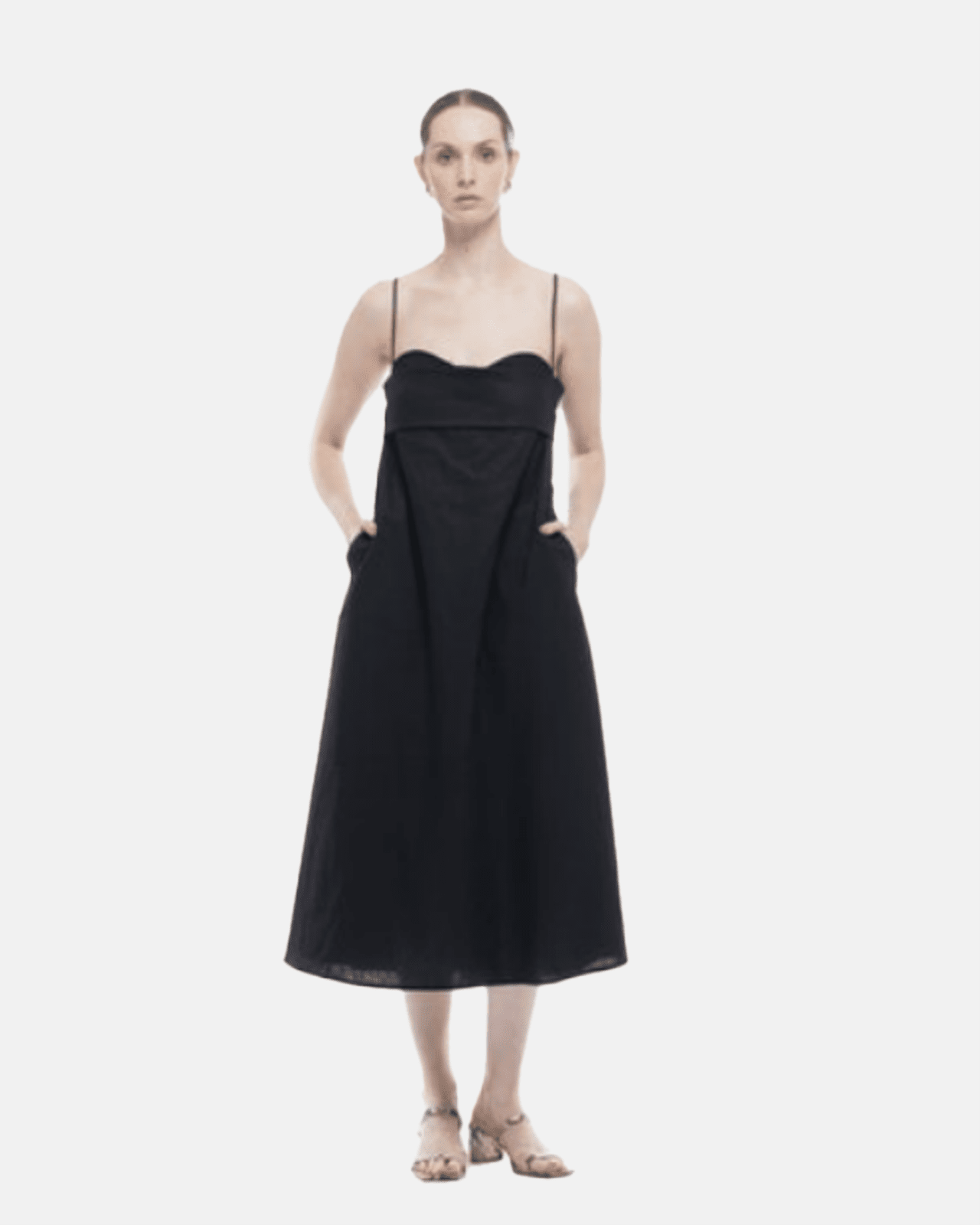 Verona Dress 3.0 | Black Toit Volant