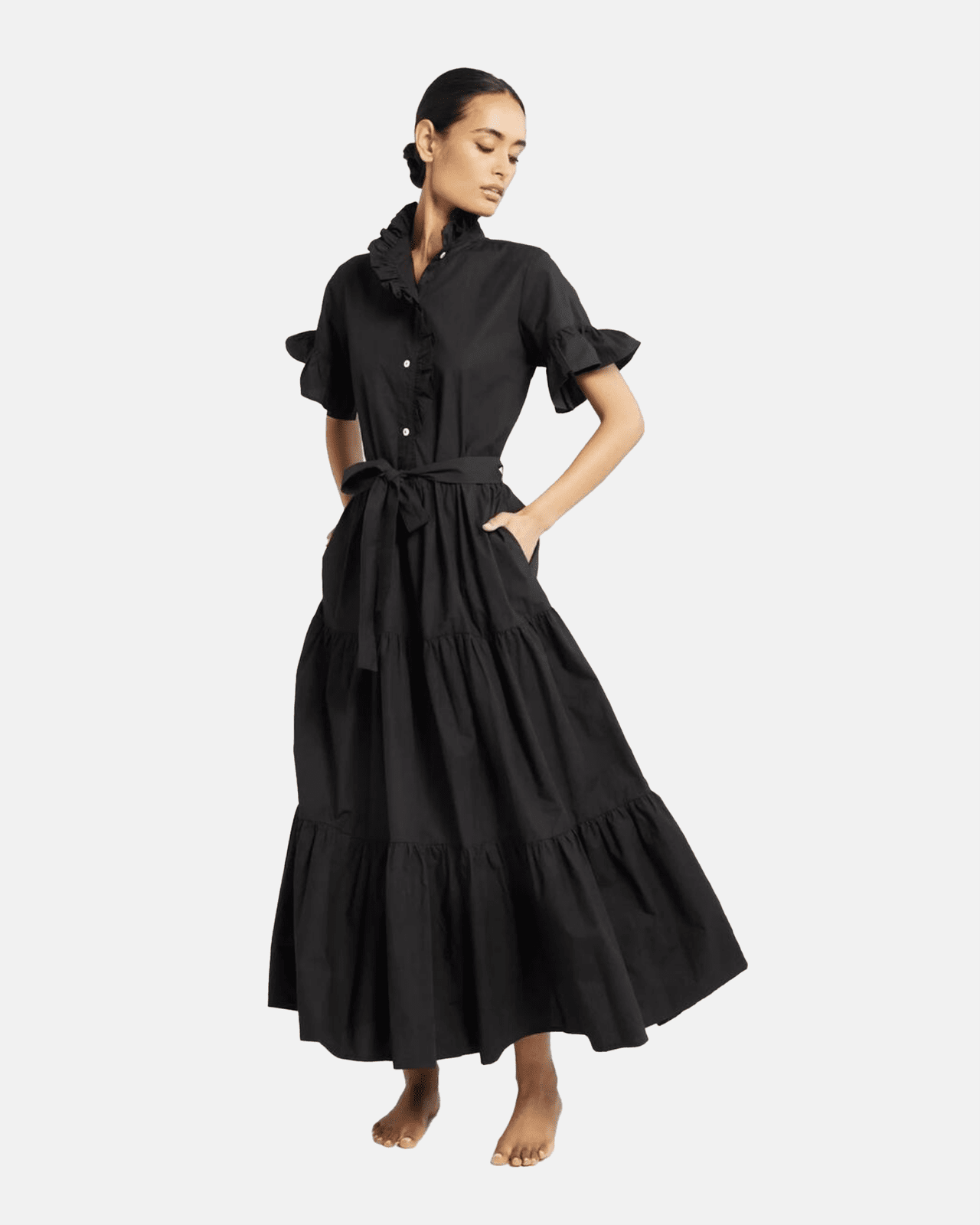 Victoria Dress | Black Mille