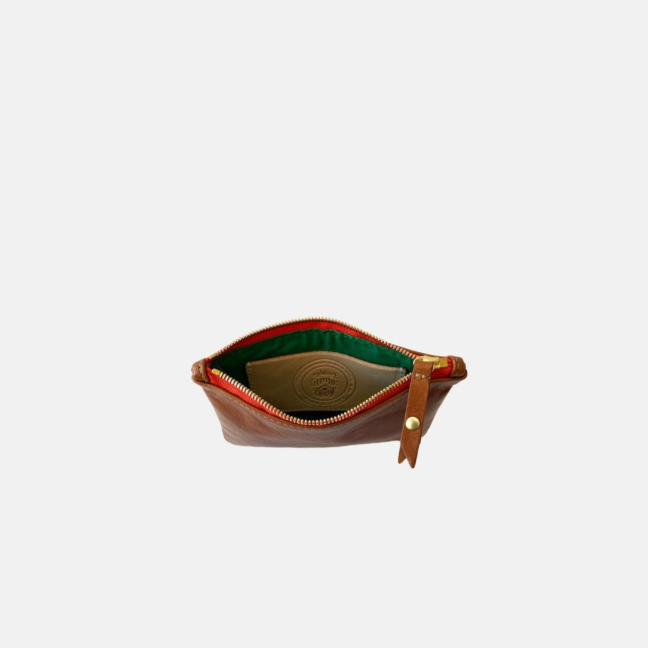 Zip Wallet | Chestnut Poppy Zipper Blair Ritchey