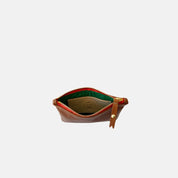 Zip Wallet | Chestnut Poppy Zipper Blair Ritchey