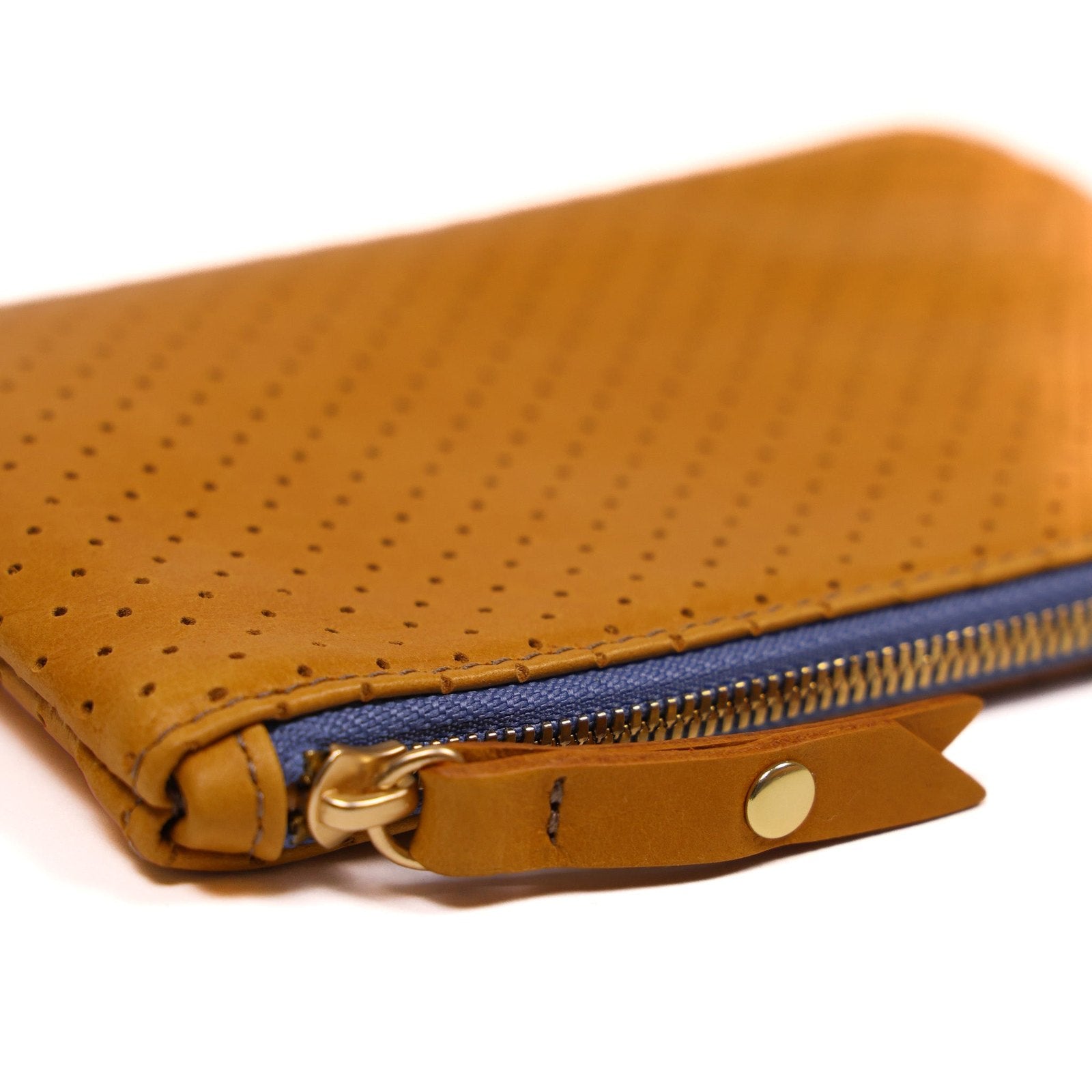 Zip Wallet | Perforated Ginger Blair Ritchey